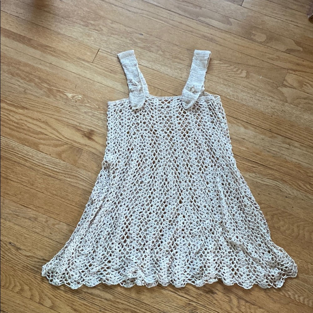 Crocheted swim wrap